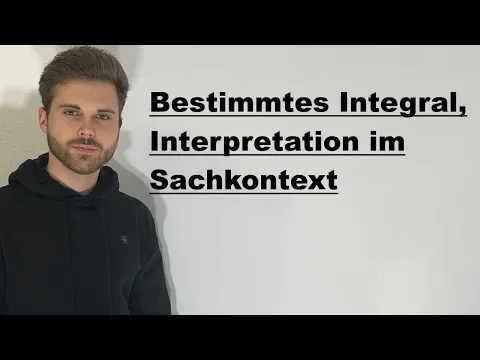 Download MP3 Bestimmtes Integral interpretieren im Sachzusammenhang | Verständlich erklärt