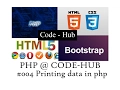 php basics printing data in php echo and print statements