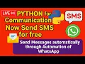 Send SMS Python for Communication - Live E-7