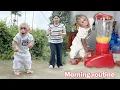 Download Lagu Lala and Mom start the day with exercise and tasty healthy food!