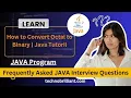How to Convert Octal to Binary Java Tutorial