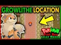 WHERE TO FIND GROWLITHE ON POKEMON FIRE RED