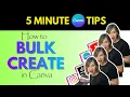 Bulk Create 5 Minute Canva Tips - For Creators Teachers and Professionals Beginner Tutorial