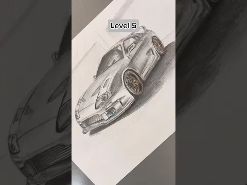 Toyota Supra по уровням #рисунок #арт #toyotasupra