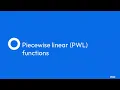 FICO Xpress Python API - Piecewise linear PWL functions FICO