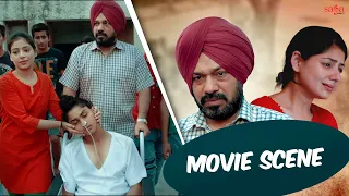 emotional scene tania gurpreet ghuggi punjabi movie scene heart touching punjabi scene