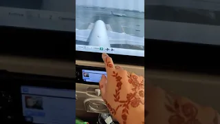 Flying Emirates - cool screen economy Airbus A380-800 DXB to LAX