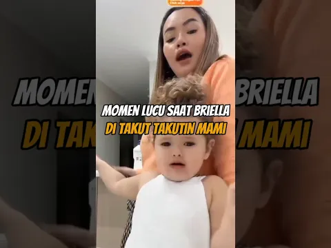 MOMENT LUCU SAAT BRIELLA GA MAU MAKAN, LALU DI TAKUT-TAKUTIN MAMI🤣 #briella #bayilucu #fyp