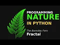 How to Code Nature in Python The Barnsley Fern Fractal