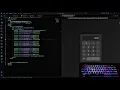 ASMR Programming - Glass Theme Calculator