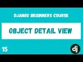 Todo Detail View Python Django Web Framework Course