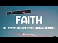 Faith - Stevie Wonder (Feat. Ariana Grande) (Lyrics) 🎵