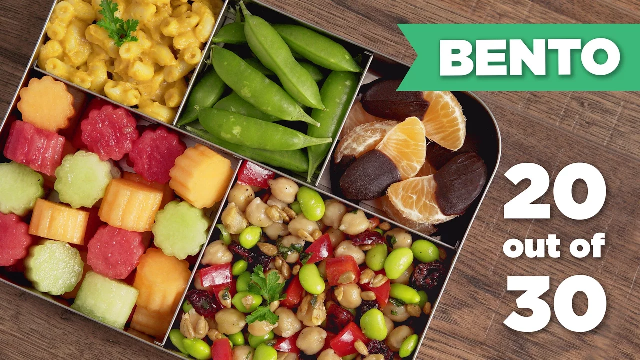 Bento Box Healthy Lunch 20/30 (Vegan) - Mind Over Munch