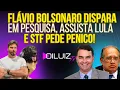 Lagu URGENTE: Flávio Bolsonaro dispara em nova pesquisa, assusta Lula e STF pede penico!