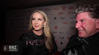 Terrence Dennis and Carmel Walsh O Neill at Vodafone New Zealand Music Awards