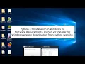 Python 2 7 Installation in Windows 10