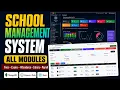 School Management System with All Modules Fees Exams Attendance Library MERN Source Code