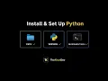 How to Install Python in 2 Minutes Add to PATH Check Version Python Shell