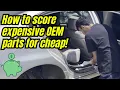 How to pull parts from auto junkyards OEM parts for dirt cheap