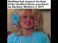 Dolly Parton Shuts Down Patronising Interview In Style