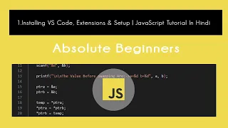 JavaScript Installing VS Code Extensions Setup Tutorial In Hindi