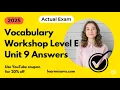 Vocabulary Workshop Level E Unit 9 Answers