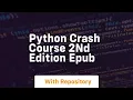 python crash course 2nd edition epub