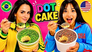 QUEM FAZ O MELHOR DOT CAKE? 🇧🇷 vs 🇺🇸 | O BOLO MAIS VIRALIZADO DA INTERNET!