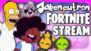 SIMPSONS FORTNITE ONE LAST TIME WITH @UniqueGeese & @TheLivingTombstone