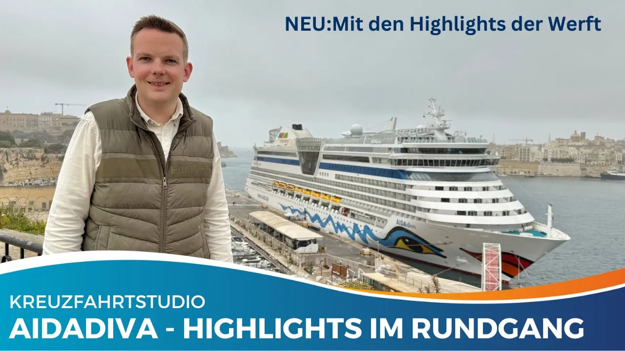 AIDAdiva nach der Evolution Renovierung: Highlights im Rundgang März 2025