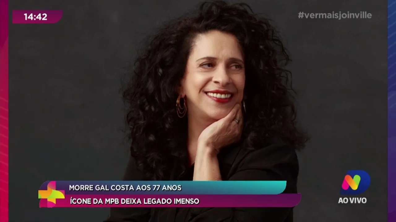 Morre Gal Costa aos 77 anos, ícone da MBP deixa legado imenso