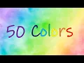Lagu 50 रंगों के नाम 50 Colors in Hindi and English || only on Cozy Treats | Fun way to learn for all.