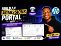 Build An Admissions Portal With WordPress Custom Dashboards Automated Emails Apply Forms More