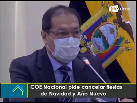 COE Nacional pide cancelar fiestas de navidad y año nuevo