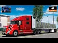 Download Lagu Volvo VNL 860 + Volvo D13 | Dubuque - Columbia | ATS 1.56 4K Gameplay + Wheel Cam