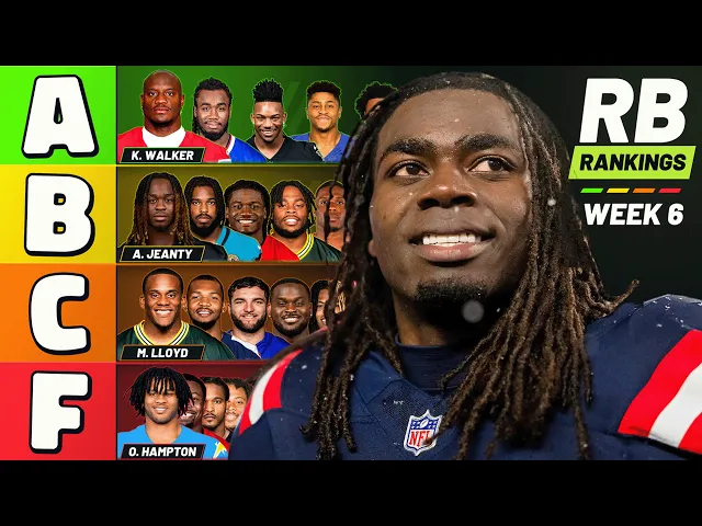 Ranking Every Week 6 Running Back as a Sit or Start artwork