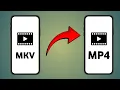 Convert Mkv To Mp4 In Mobile Mkv Ko Mp4 Kaise Kare Mobile Me