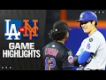Dodgers vs Mets Game Highlights 25 MLB Highlights