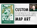 Inkscape Map Art Tutorial How to Make Custom Stylized Maps with Free OpenStreetMap Data