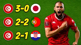 مباريات أحرج فيها المنتخب التونسي أعظم وأقوى المنتخبات العالمية     فيديو للتاريخ   الجزء الأول دندنها