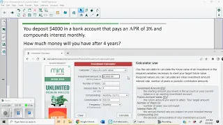 4B Lesson Calculatorsoup com Compound Interest