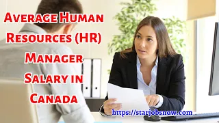 Average Human Resources HR Manager Salary in Canada