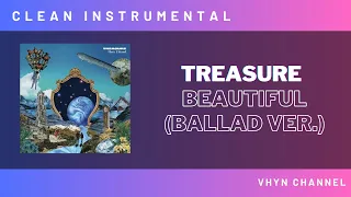 Download [Clean Instrumental] TREASURE - BEAUTIFUL (Ballad Ver.) MP3