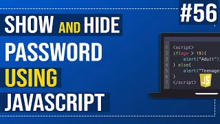 Show and Hide Password Toggle Button Using JavaScript Javascript Tutorial