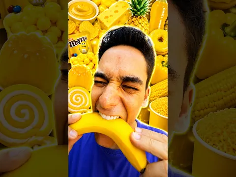 COMENDO COISAS DA COR AMARELA