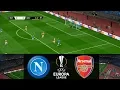 PES 2019 Realistic Highlight: Napoli vs Arsenal (2nd Leg) | UEFA Europa League
