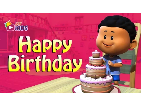 Download MP3 Happy Birthday To You Song with Lyrics | LIV Kids Nursery Rhymes and Songs | HD