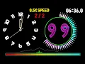 speed 0 5x 0 99 seconds loop 2 countup timer alarm