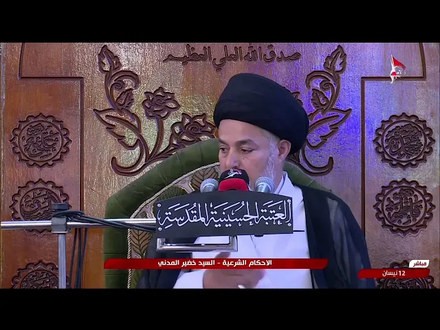 ⁣السيد خضير المدني _ هل يجوز تناول سرطان البحر ( ابو الجنيب) لغرض العلاج؟