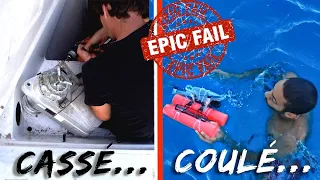 Bateau CASSÉ , drone COULÉ , il VOMIT : journée pourrie #voilier coraille